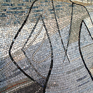 Fresque mosaïque HÔTEL Mademoiselle **** JEROME