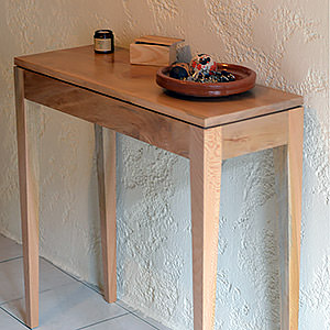 Table d'appoint en bois de platane Thomas