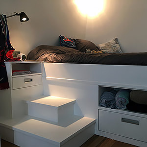 Espace couchage dressing Stéphane