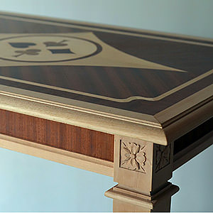 Table à jeux style Louis XVI Thomas