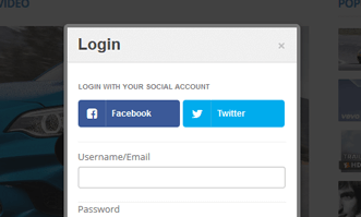 Social Login Support