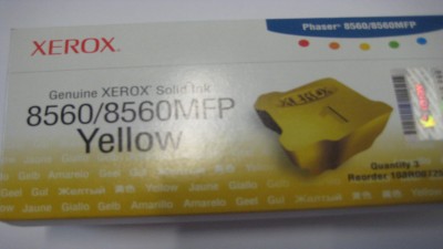 XEROX INK STICK 108R00725 YELLOW 3 TEM.