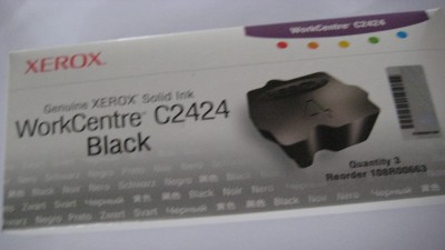 XEROX INK STICK 108R00663 BLACK 3 Sticks