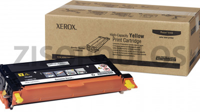 XEROX TONER PHASER 6180 YELLOW 113R00725
