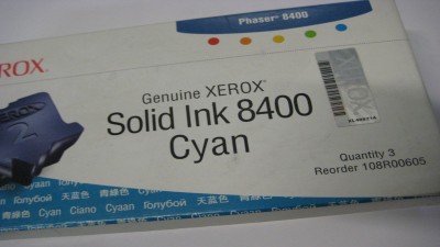 XEROX SOLID INK  108R00605 CYAN 3 STICKS