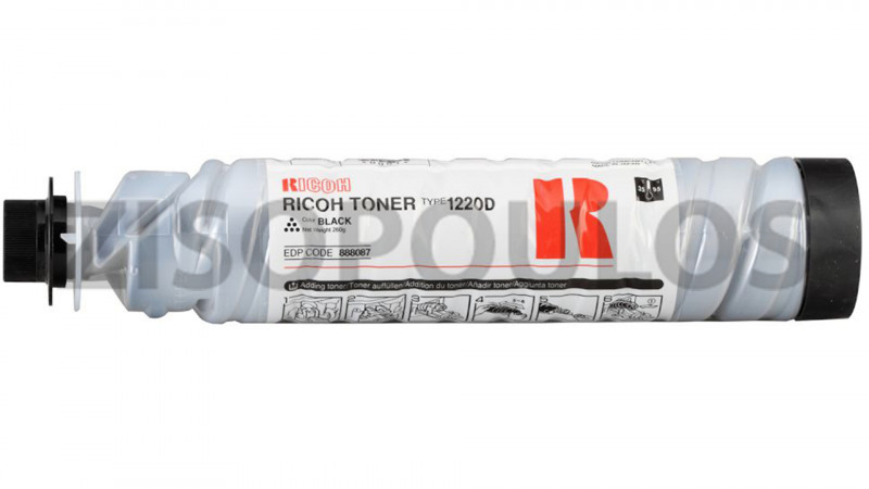 RICOH TONER 1220D BLACK 888086