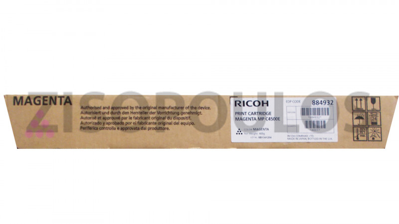 RICOH TONER MPC 4500 MAGENTA 888610