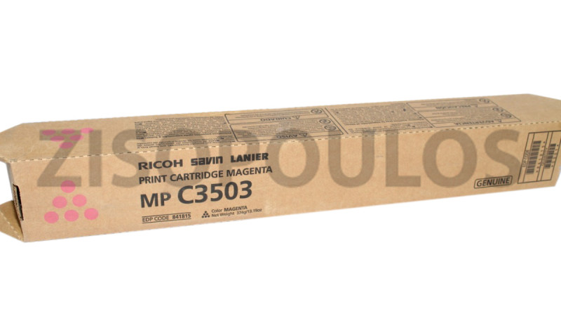 RICOH TONER MPC 3503 MAGENTA 841819