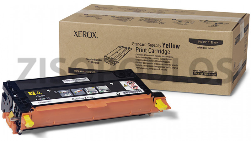 XEROX TONER PHASER 6180MFP YELLOW 113R00733