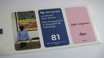 HP Printhead and Printhead Cleaner Magenta Dye