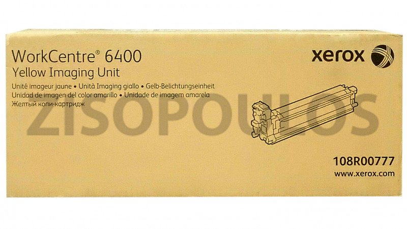 XEROX IMAGING UNIT WORKCENTRE 6400 YELLOW 108R00777