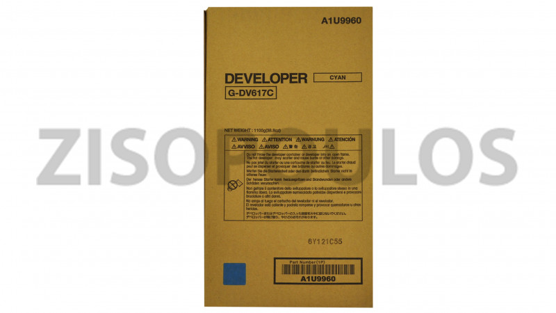 KONICA MINOLTA DEVELOPER DV 617 CYAN A1U9960