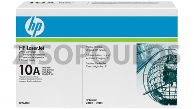 HP TONER 10A BLACK Q2610D (2 PACK)
