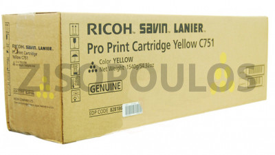 RICOH TONER PRO C 751 YELLOW 828186