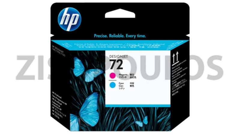 HP PRINTHEAD 72 CYAN MAGENTA C9383A