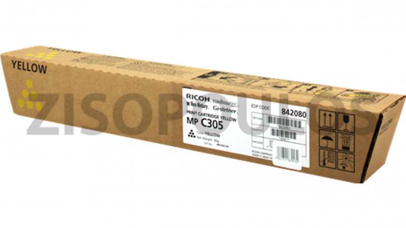 RICOH TONER MPC 305E YELLOW 842080