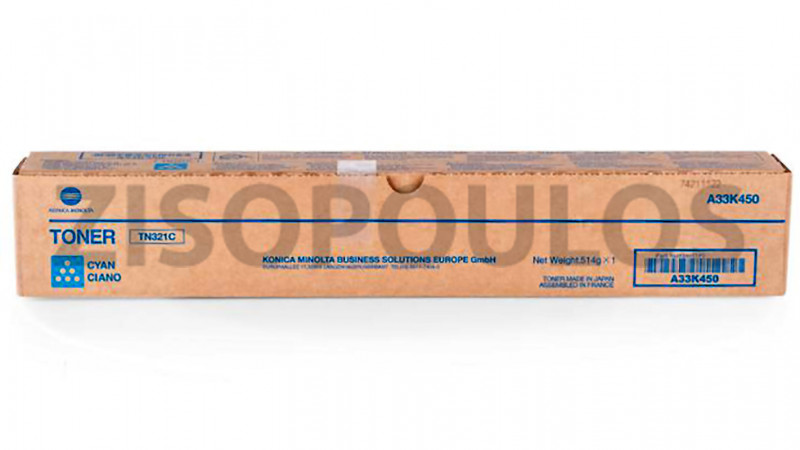 KONICA MINOLTA TONER TN 321 CYAN A33K450