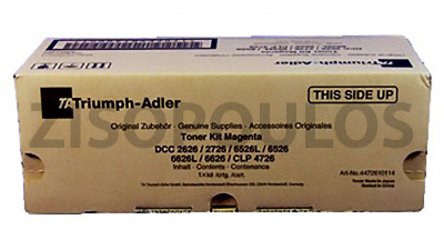 TRIUMPH ADLER TONER KIT CLP 4726 / DCC 2626/2627/6526 MAGENTA 4472610114