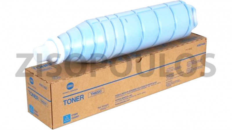 KONICA MINOLTA TONER TN 622 CYAN A5E7450