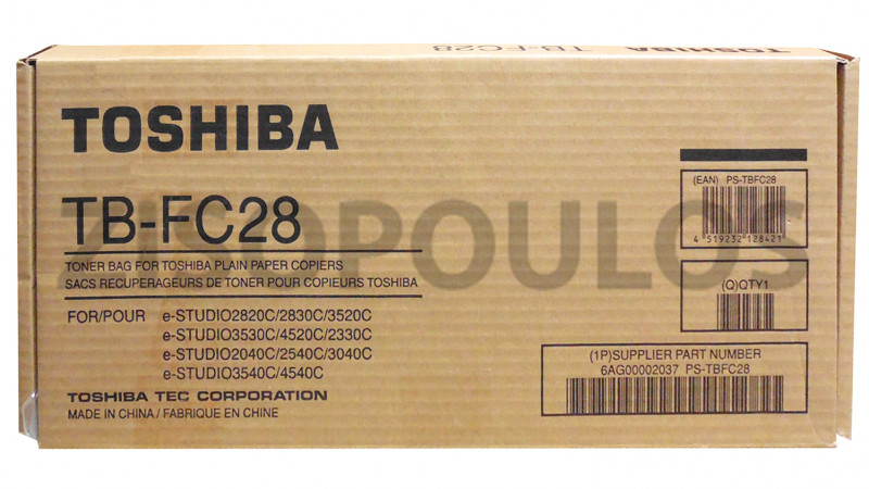 TOSHIBA WASTE TONER CONTAINER TB-FC28