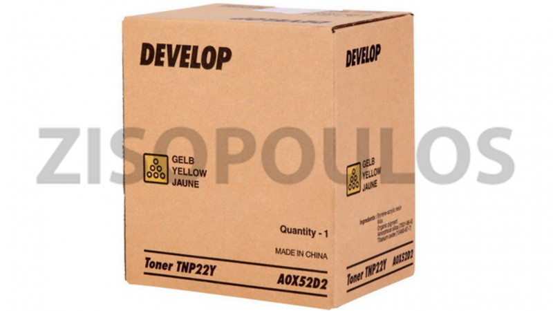 DEVELOP TONER TNP 22 YELLOW A0X52D2