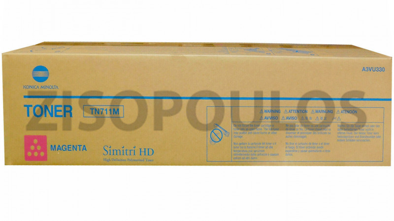 KONICA MINOLTA TONER CARTRIDGE TN 711 MAGENTA A3VU330