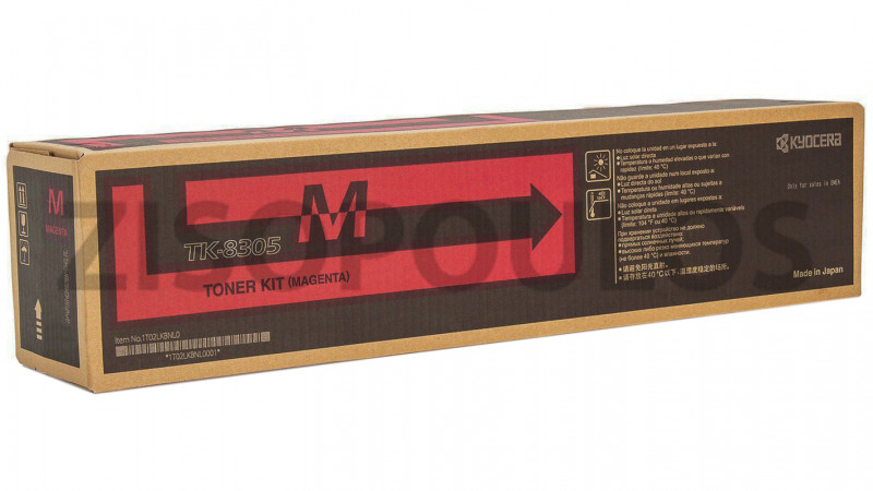 KYOCERA TONER CARTRIDGE TK 8305 MAGENTA 1T02LKBNL0