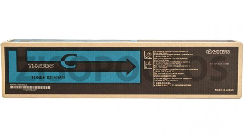KYOCERA TONER CARTRIDGE TK 8305 CYAN 1T02LKCNL0