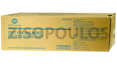 KONICA MINOLTA DEVELOPER ASSEMBLY DV 711 BLACK A2X203D