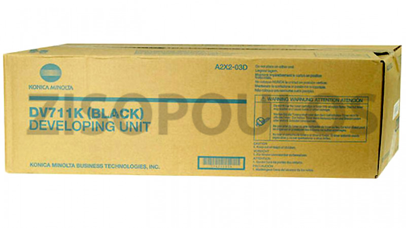 KONICA MINOLTA DEVELOPER ASSEMBLY DV 711 BLACK A2X203D