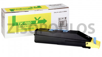 KYOCERA TONER CARTRIDGE TK 880 YELLOW 1T02KAANL0
