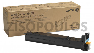 XEROX TONER WORKCENTRE 6400 HIGH CAPACITY CYAN 106R01317