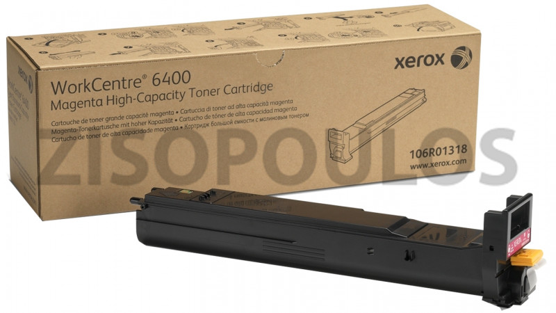 XEROX TONER WORKCENTRE 6400 MAGENTA HIGH CAPACITY 106R01318