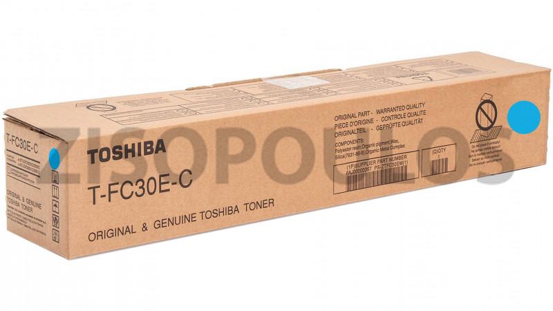 TOSHIBA TONER T-FC30E-C CYAN 6AJ00000099