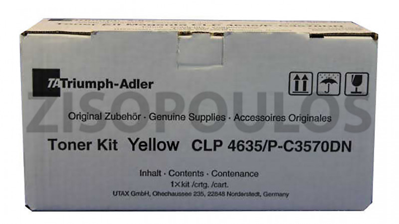 TRIUMPH ADLER TONER CLP 4635 YELLOW 4463510116
