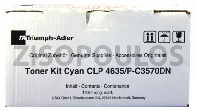 TRIUMPH ADLER TONER KIT CLP 4635 CYAN 4463510111