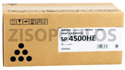RICOH TONER CARTRIDGE SP4500HE BLACK 407318