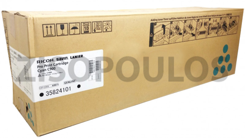 RICOH TONER  C900 PRO CYAN 828043