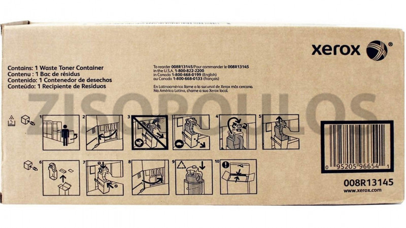XEROX WASTE TONER CONTAINER BLACK / COLOR 008R13145