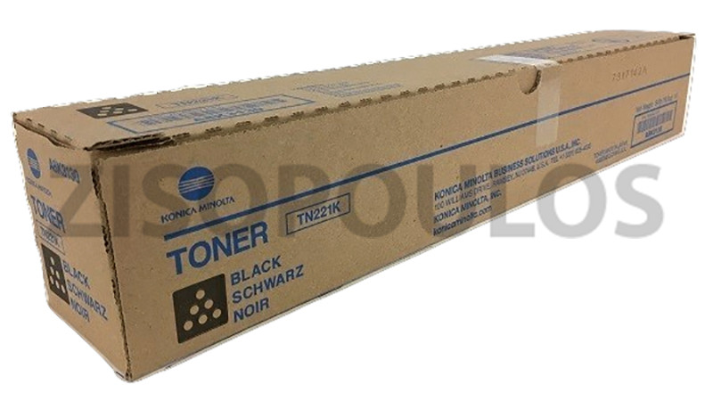 KONICA MINOLTA TONER CARTRIDGE TN 221 BLACK A8K3150