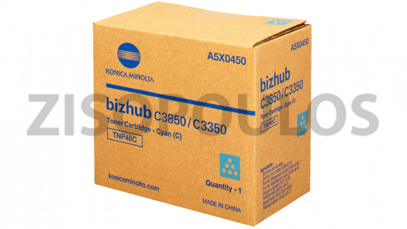 KONICA MINOLTA TONER CARTRIDGE TNP 48 CYAN A5X0450