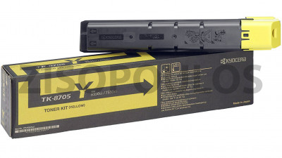 KYOCERA TONER KIT TK 8705 YELLOW 1T02K9ANL0