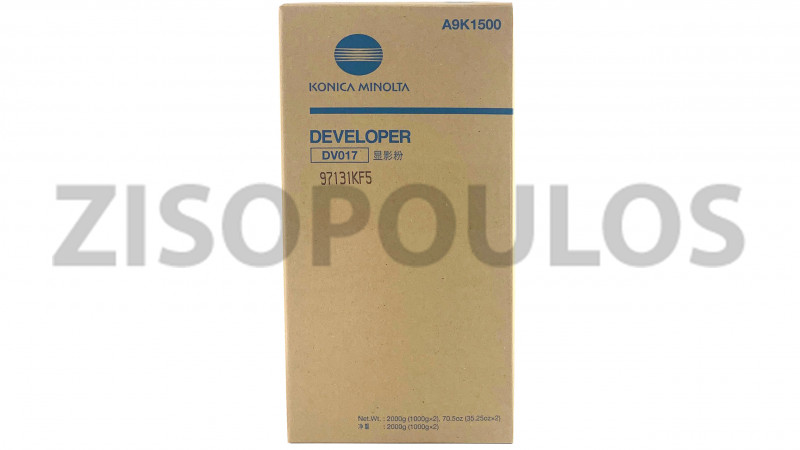 KONICA MINOLTA DEVELOPER DV 017 BLACK A9K1500