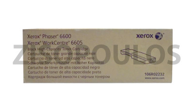 XEROX TONER PHASER 6600 BLACK 106R02232