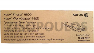 XEROX TONER PHASER 6600 CYAN METERED 106R02237