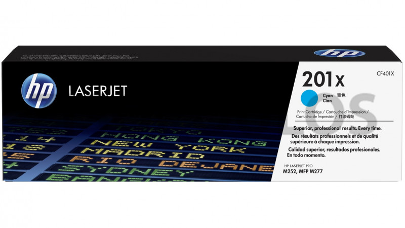 HP TONER 201X CYAN CF401X