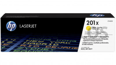 HP TONER 201X YELLOW HIGH YIELD CF402X