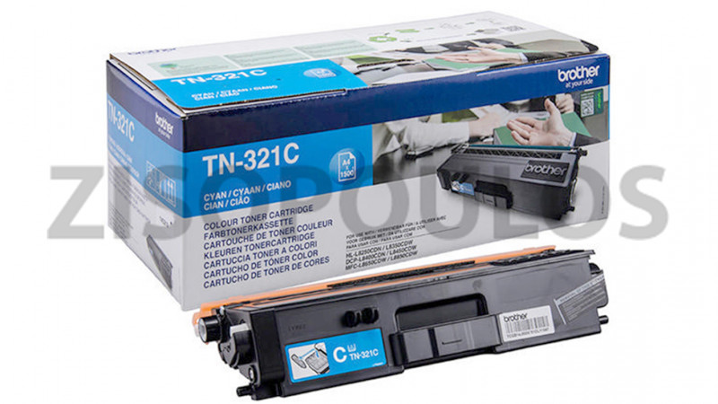 BROTHER TONER TN 321 CYAN 4977766734981