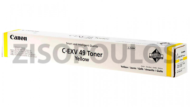 CANON TONER CARTRIDGE CEXV 49 YELLOW 8527B002