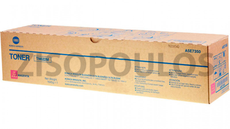 KONICA MINOLTA TONER TN 622 MAGENTA A5E7350